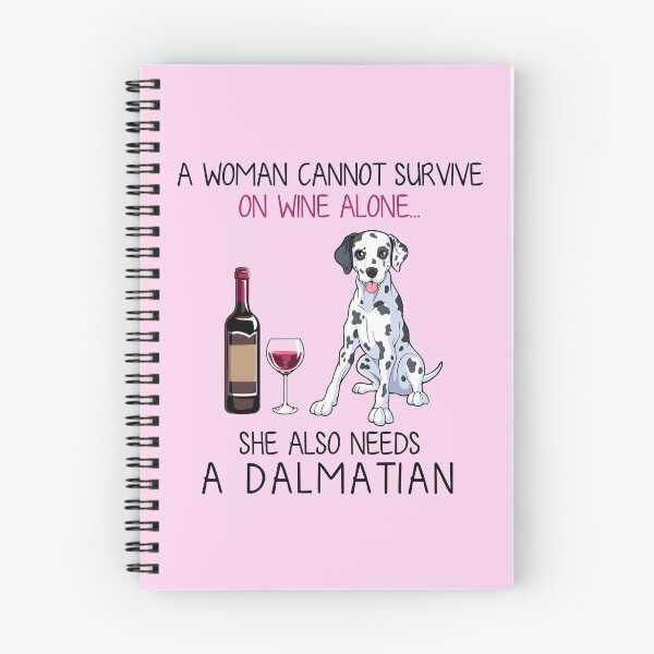 Item preview, Dalmatian and wine Funny dog designed and sold by TeeDoozy.