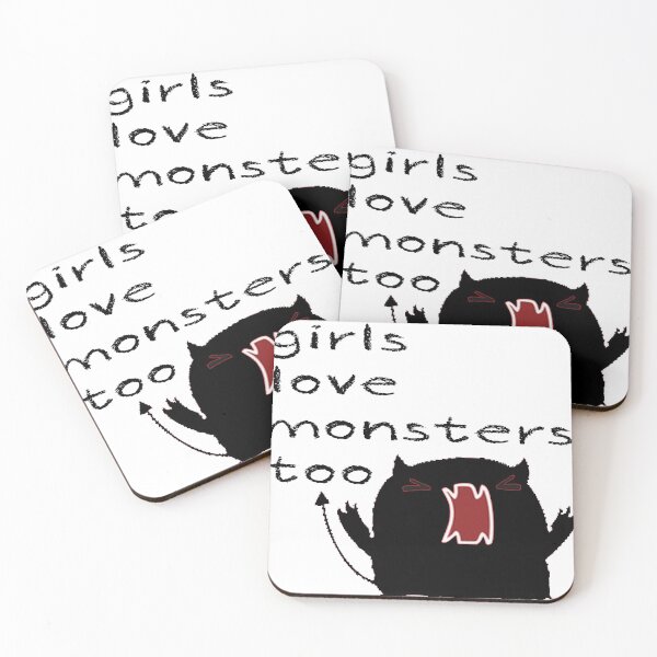 Item preview, Girls Love Monsters Too designed and sold by SerpentSkyArts.