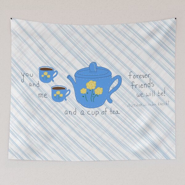Item preview, You and Me and a Cup of Tea designed and sold by Helen Knecht.