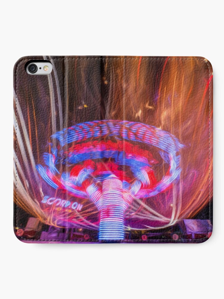Alternate view of Firelight (digital painting) iPhone Wallet