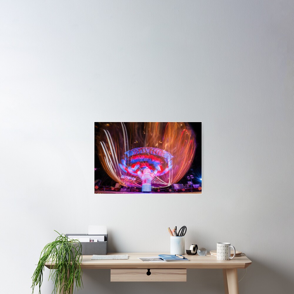 Firelight (digital painting) Poster