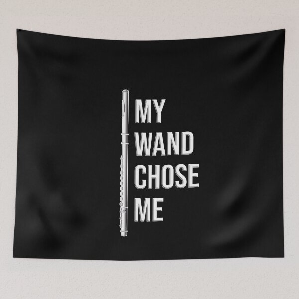 Item preview, MY WAND CHOSE ME - Funny flute gift designed and sold by HEJAshirts.