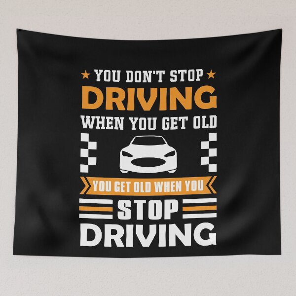 Item preview, Car driving Renwagen sportscar Old man saying designed and sold by 1681830934131.