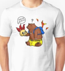 A Confused Bear and his Bird Unisex T-Shirt