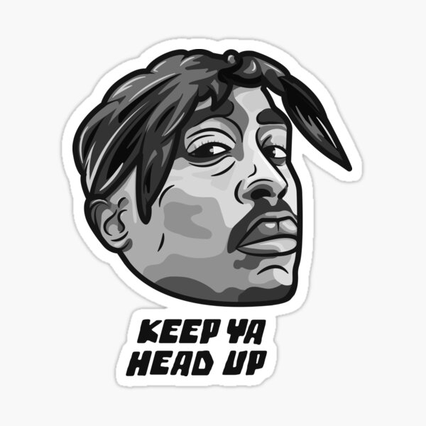 ¡Esta impresión inspirada en el gangsta rap es para ti! /// 90's Pegatina