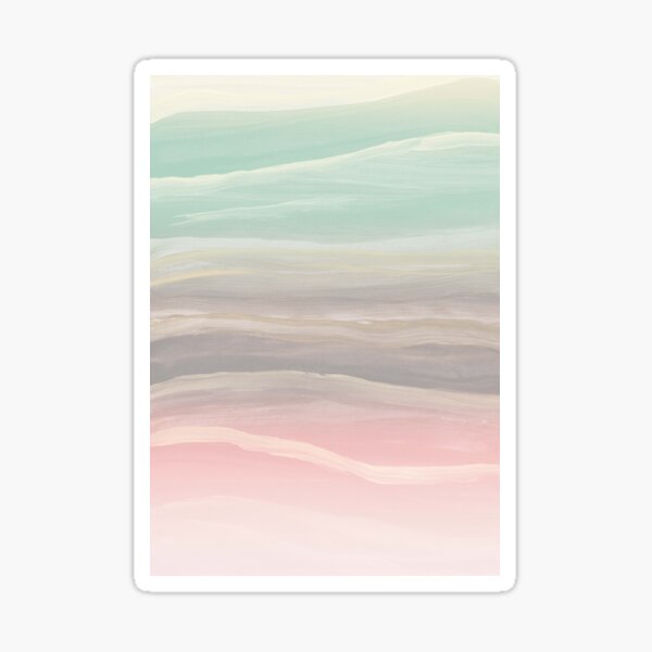 Item preview, Pastel Watercolor Waves Abstract #1 #painting #decor #art  designed and sold by Anita's & Bella's Art.