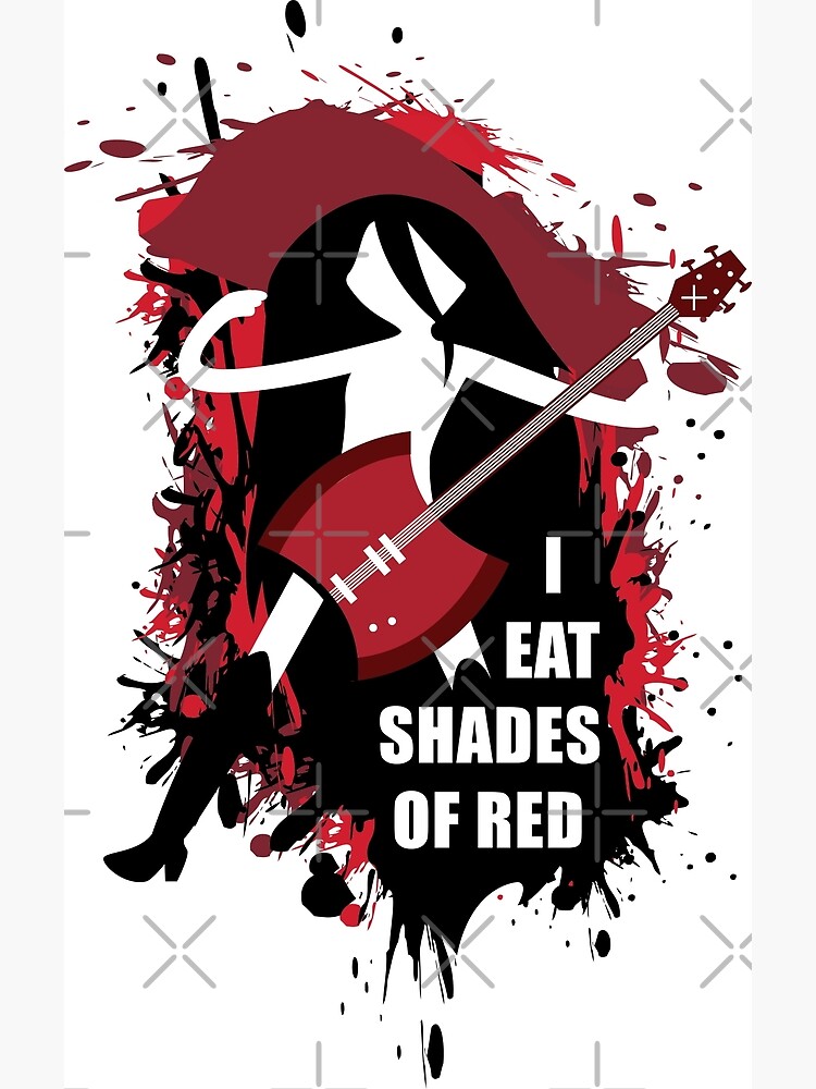 Disover Adventure Time Marceline Quote - I eat shades of red Premium Matte Vertical Poster