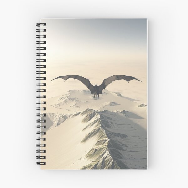 Item preview, Grey Dragon Flight Over Snowy Mountains designed and sold by algoldesigns.