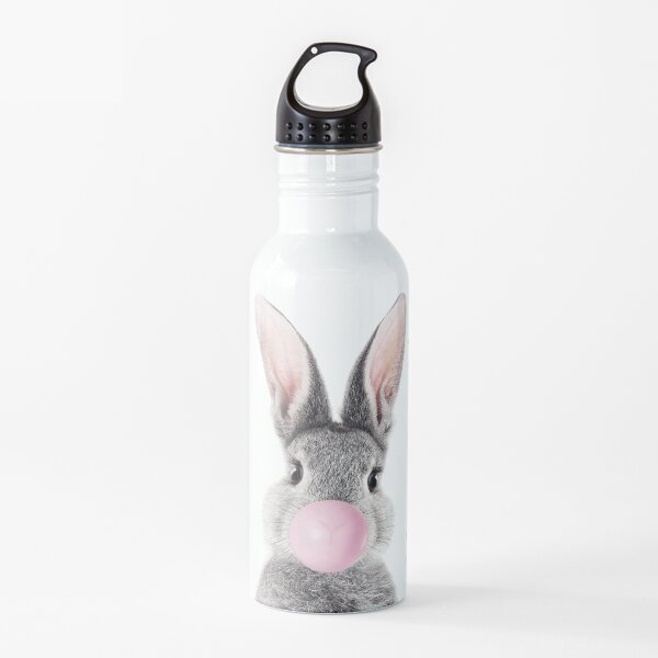 Bunny With Bubble Gum Water Bottle