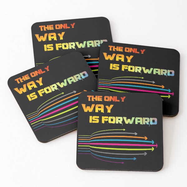 Item preview, The only way is forward inspiration motivational quote for mental health designed and sold by Kam-designs.