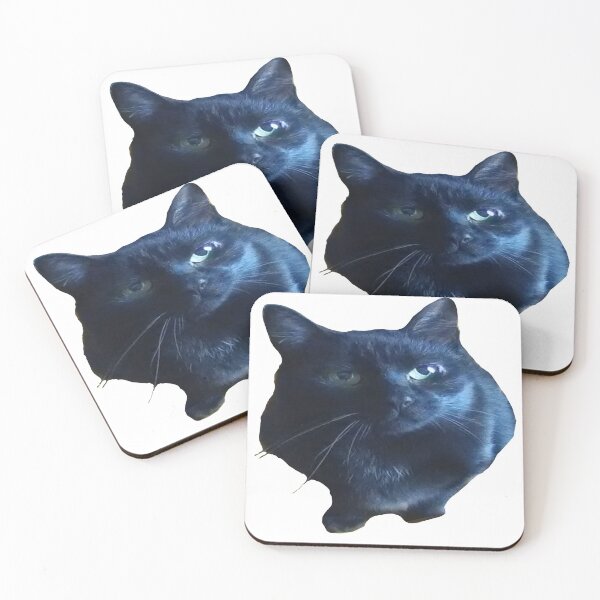 Item preview, Teddy the black cat designed and sold by BellsPainting.