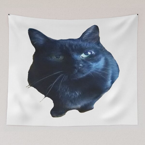 Item preview, Teddy the black cat designed and sold by BellsPainting.