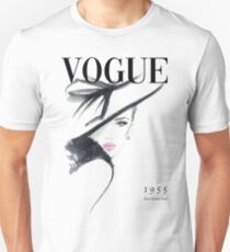 Vogue Fashion Magazine Cover Slim Fit T-Shirt