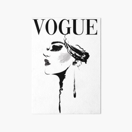 Vogue Magazine Cover Art Board Print