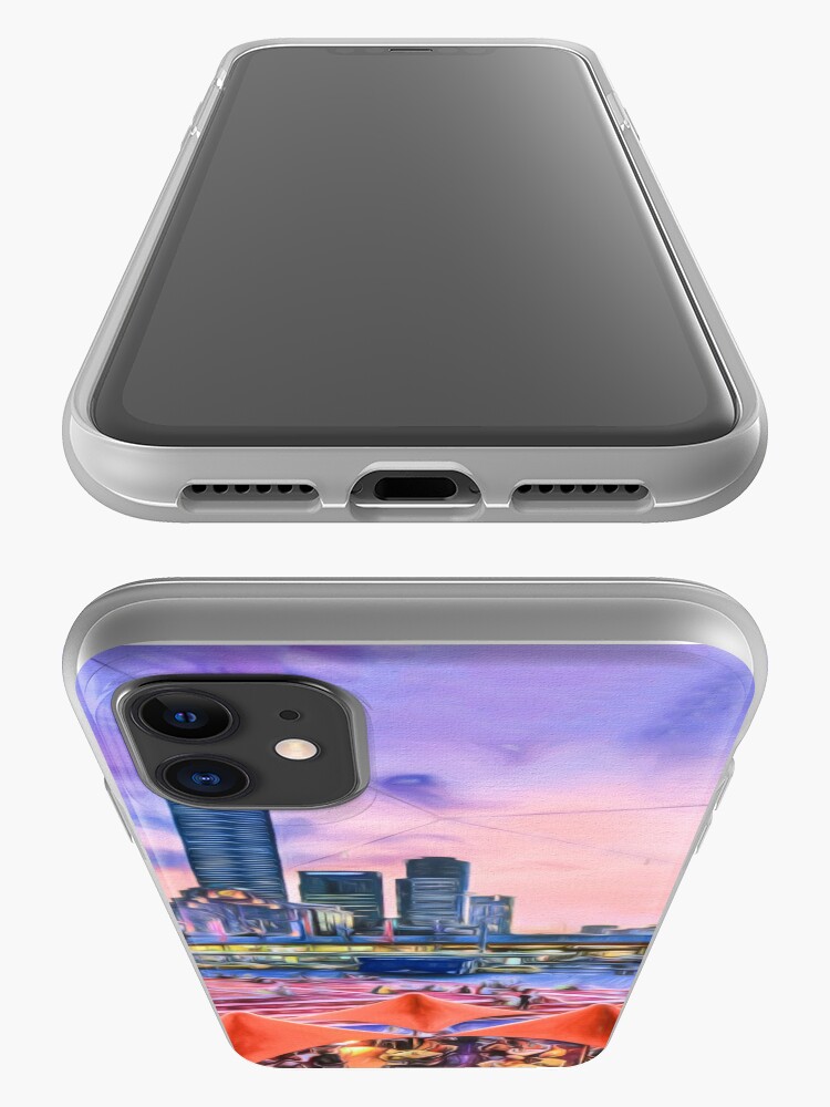 Alternate view of City Sunset II (digital painting) iPhone Case & Cover