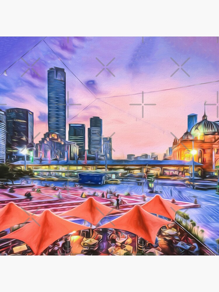 City Sunset II (digital painting) by RayW