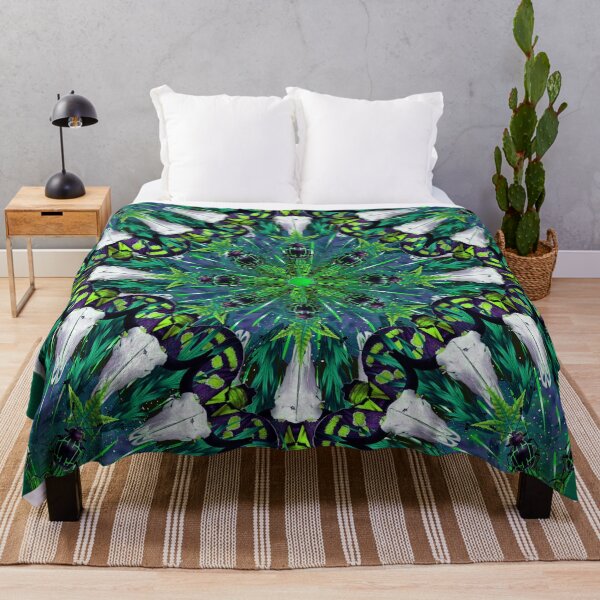 Item preview, emerald green bugs mandala  designed and sold by burenkaUA.