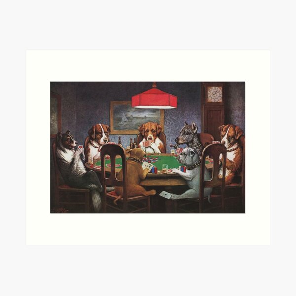 Item preview, Dogs Playing Poker: A Friend In Need (High Resolution), C.M. Coolidge designed and sold by Rolodex.