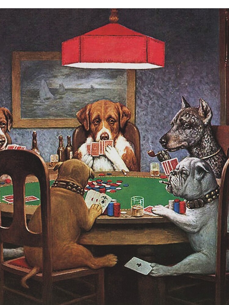 &quot;Poker spielende Hunde Ein Freund in Not (hohe Auflösung), C.M