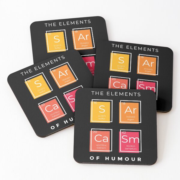 Item preview, The chemical elements of humor designed and sold by GoodQuality.