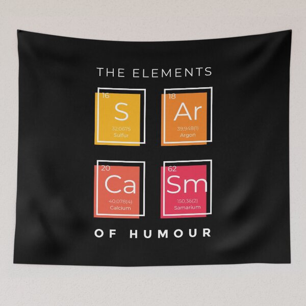 Item preview, The chemical elements of humor designed and sold by GoodQuality.