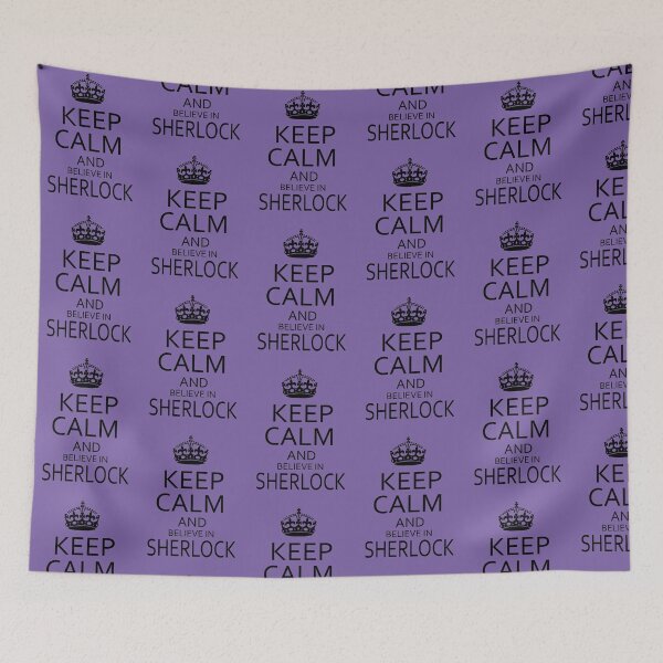 Item preview, Keep Calm and believe in SHERLOCK designed and sold by morigirl.