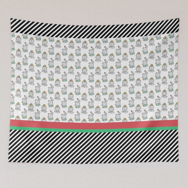 Item preview, Cacti and Stripes Pattern designed and sold by MaplewoodMerch.