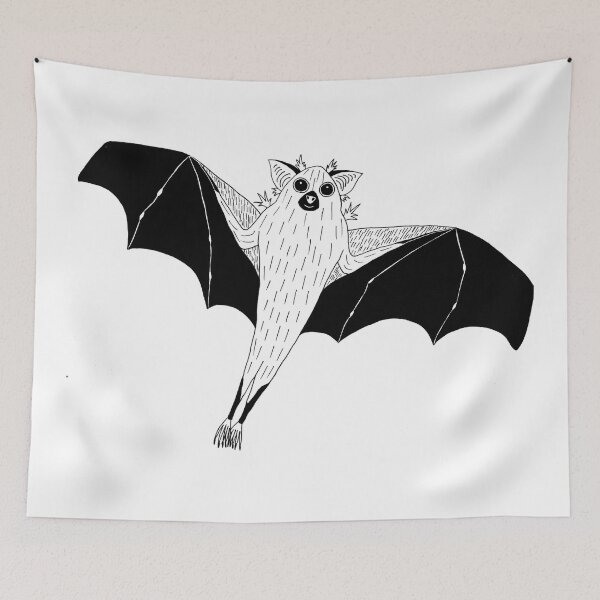 Item preview, Dwarf Epauletted Fruit Bat (ink illustrations of weird animals that are real) designed and sold by InkDier.
