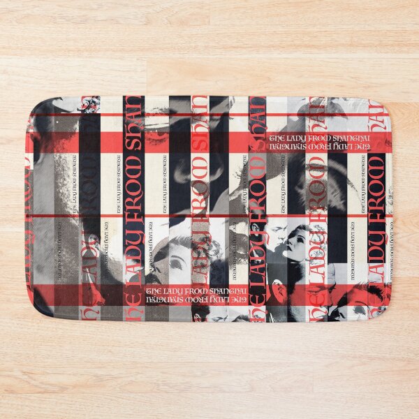 Item preview,  Power and criminal activity. Orson Welles roars with Rita Hayworth in a classic of film noir.
The design by Mallybeau Mauswohn shows the main actors Orson Welles and Rita Hayworth in the film "The Lady of Shanghai" on an abstract collage. Based on the f designed and sold by Mauswohn.