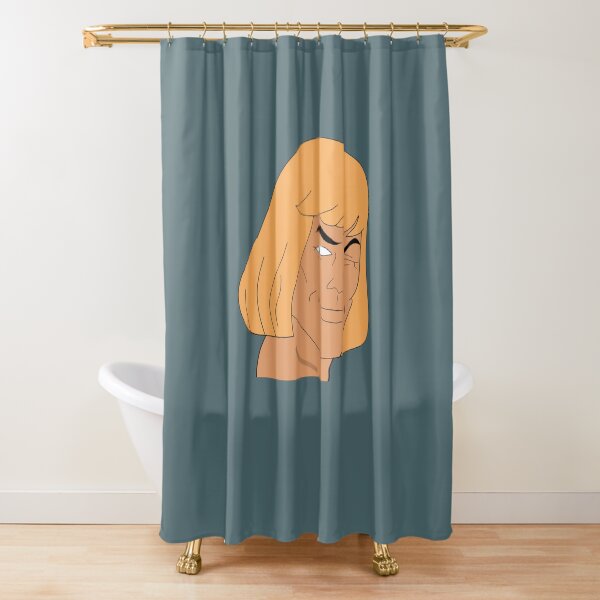 "HeMan" Shower Curtain for Sale by SlinkyReebs Redbubble