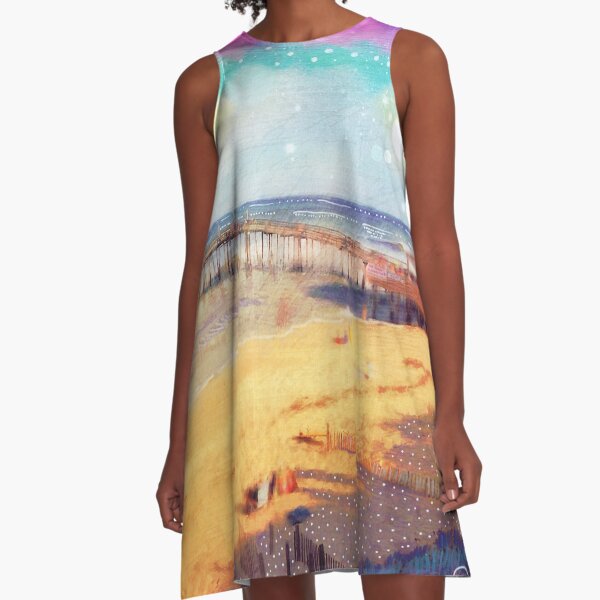 Nags Head Pier A-Line Dress
