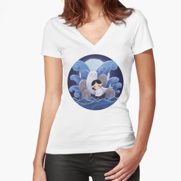 Song of the Sea Fitted V-Neck T-Shirt