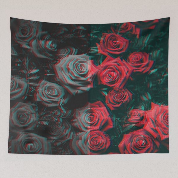 Item preview, trippy drained roses designed and sold by AttitudeGraphic.