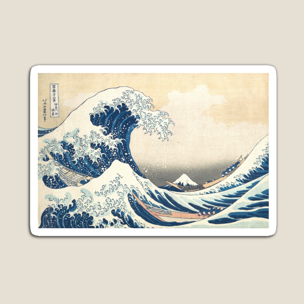 The Great Wave off Kanagawa (High Resolution), Hokusai
