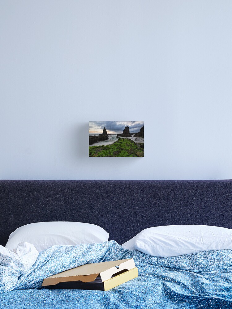 Thumbnail 2 of 3, Canvas Print, Cloudy kiama Morning designed and sold by Robsteriography.
