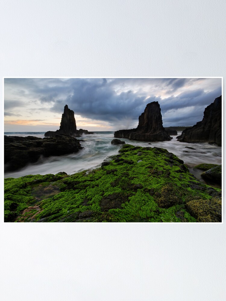 Thumbnail 2 of 3, Poster, Cloudy kiama Morning designed and sold by Robsteriography.