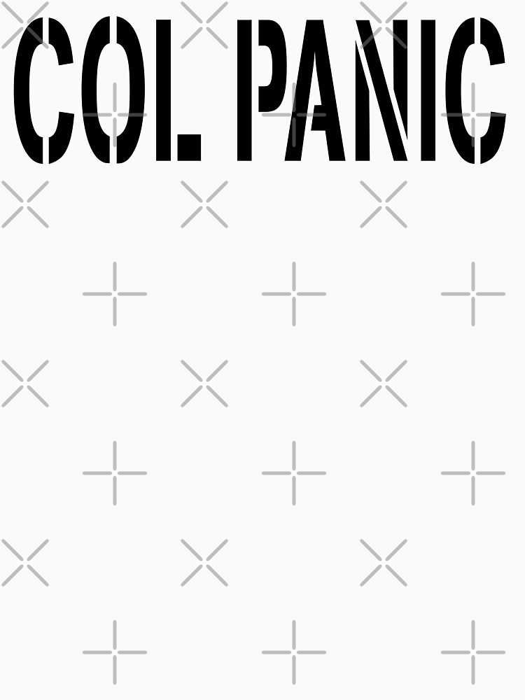 COL PANIC - Punny Black on White Design for Unix/Linux Geeks by ramiro