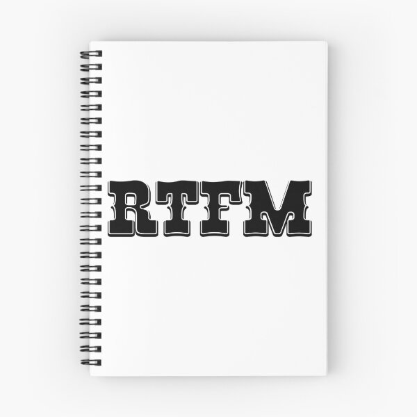 Item preview, RTFM - Western Style Black Font Design for Computer Geeks designed and sold by ramiro.
