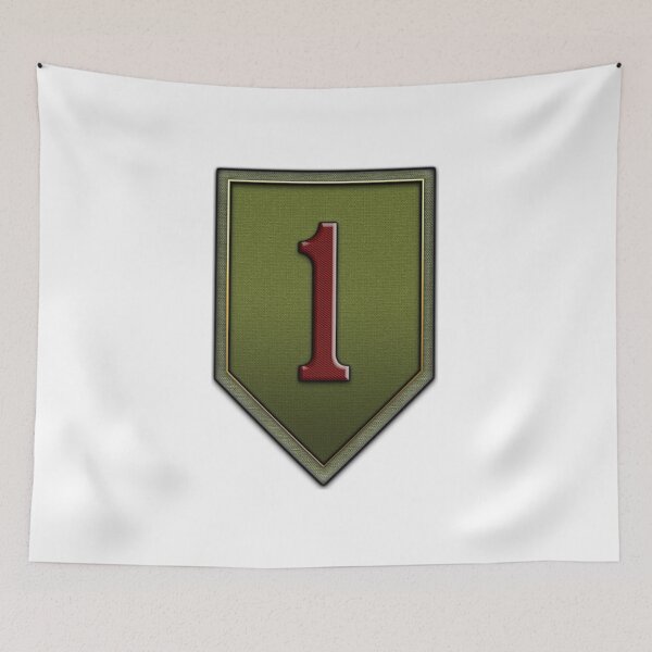 Item preview, The Big Red One Insignia designed and sold by Nikki SpaceStuffPlus.