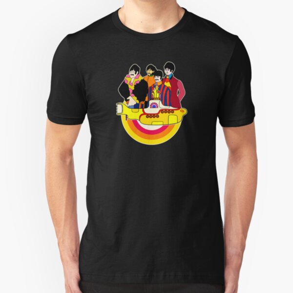 Yellow Submarine - Pop Art Slim Fit T-Shirt