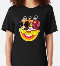 Gelbes U-Boot - Pop Art Slim Fit T-Shirt