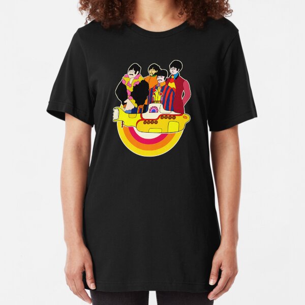 Yellow Submarine - Pop Art Slim Fit T-Shirt