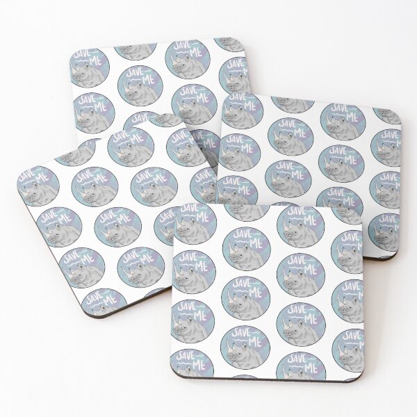 Item preview, SAVE THE RHINOS designed and sold by SabrinaGold.