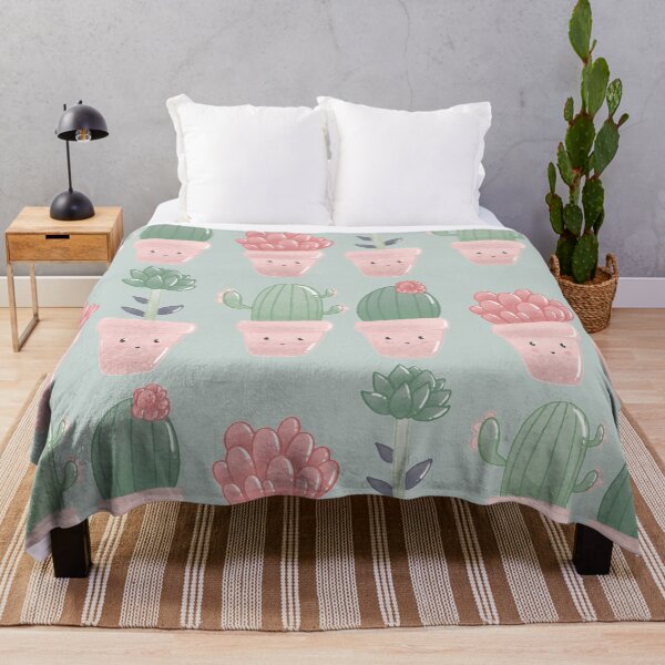 Item preview, Pastel cactus and succulent pattern designed and sold by AliciaBarten.