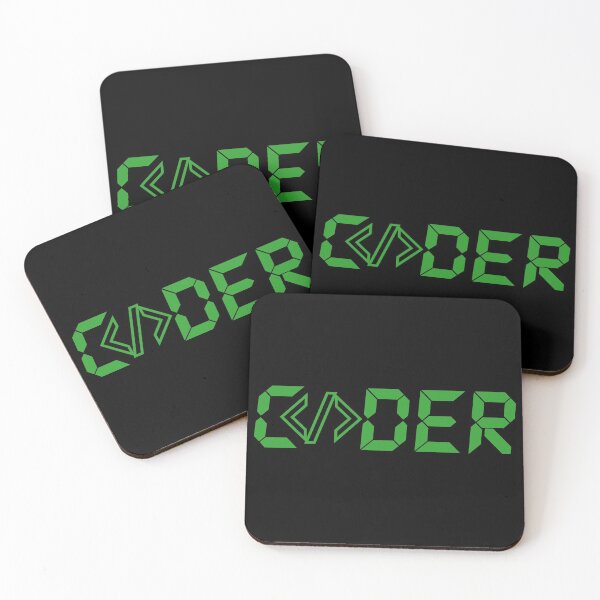 Item preview, C</>der - Green Digial Font Design for People who Write Code designed and sold by ramiro.