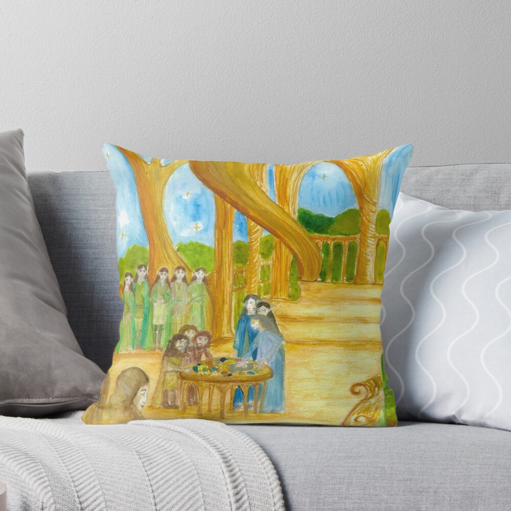Item preview, Throw Pillow designed and sold by tuile.