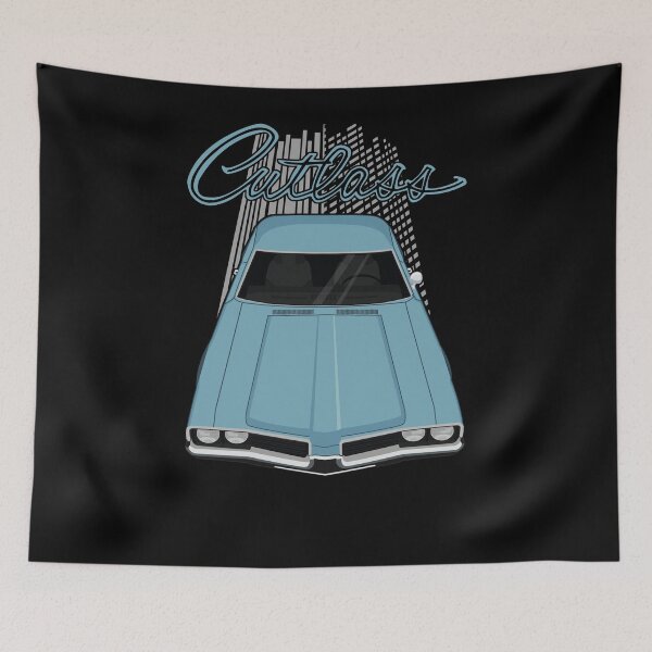 Item preview, Oldsmobile Cutlass 1969 - light blue designed and sold by V8social.