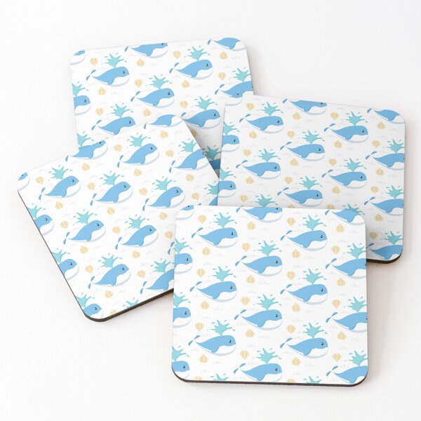 Item preview, Whales Cute Pattern designed and sold by kelnan.