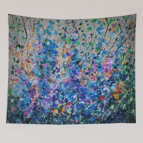 Item preview, Blue Flowers,  Sunshine, and Freedom   designed and sold by Rocky Mountain Artistry.
