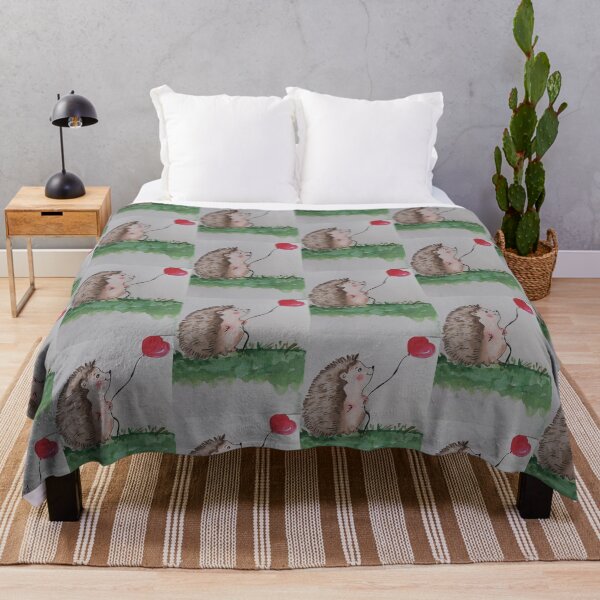 Item preview, Hedgehog with red balloon designed and sold by Sifan.